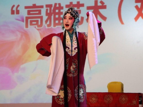 2020年省級政府購買“高雅藝術(戲曲)進校園”公益演出活動在隴南師范高等?？茖W校拉開帷幕